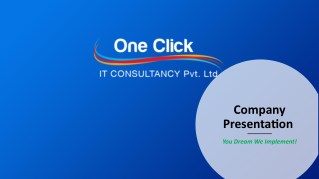 Software Development Company - One Click IT Consultancy