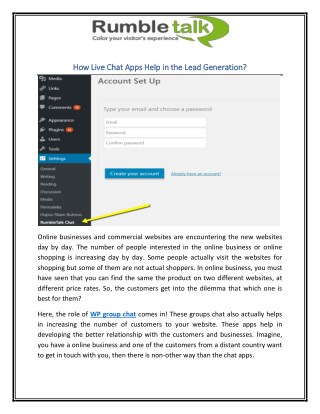 How Live Chat Apps Help in the Lead Generation?