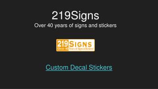 Custom vinyl stickers | Car stickers