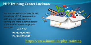 PHP Training Center Lucknow Offer Training For Stable In IT Sector