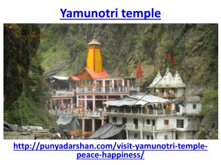 Visit for darshan Yamunotri temple