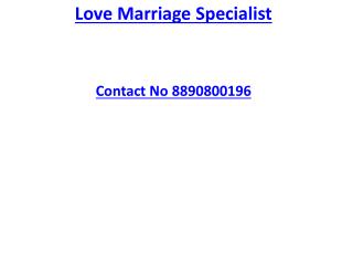 Love Marriage Specialist