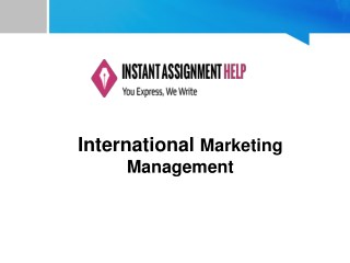 What Strategies are Implemented for International Marketing Management