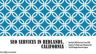 SEO Service In Redlands