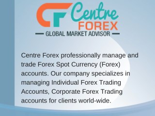 Professional Forex Managed Accounts