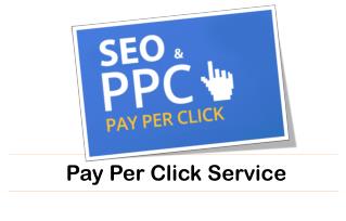 Pay Per Click Service