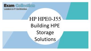 HPE0-J55 Examcollection