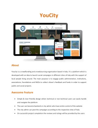 YouCity | Best Crowdfunding and Crowdsourcing Site