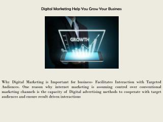 Why Digital Marketing is Important for Your Busioness