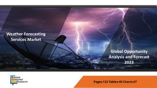 Weather Forecasting Services Market Size, Share, Growth Analysis 2023