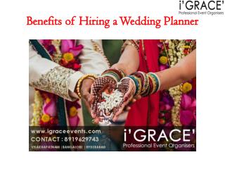 Benefits of Hiring a Wedding Planner