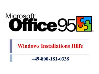 Wie Können Wir Unter Windows Installations Hilfe 0800-181-0338 Windows Probleme Beheben?