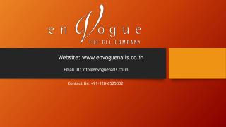 Envogue Healthy Nail Gel Products and His Attractive Nail Art in India