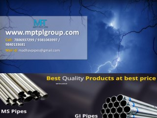 Gi Pipe Dealers in Chennai