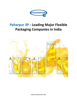 Paharpur 3P - Leading Major Flexible Packaging Companies in India