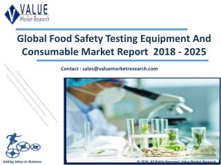 Food Safety Testing Equipment and Consumable Market - Industry Research Report 2018-2025, Globally