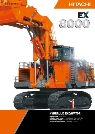 TATA Hitachi EX 8000-6 Mining Excavator