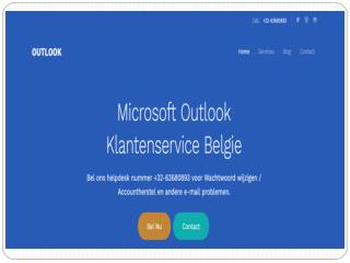 Contact opnemen met Outlook Ondersteuning Belgie?