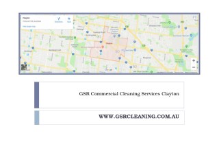 GSR Commercial Cleaning Services Clayton