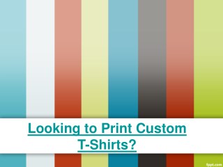 Custom Printed T-Shirts | Personalized T-Shirt Printing | Caseria