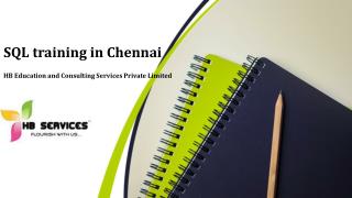 SQL training in Chennai