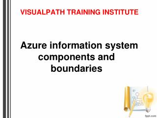 MS Azure Online Training