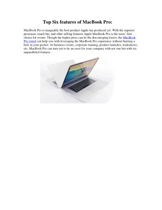 Macbook Rental Dubai | Ipad hire | Techno Edge Systems