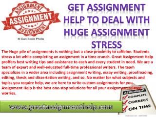 Get Complete Assignment Writing Solution with Assignment Help USA