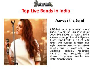 Top Live Bands in India || Live Bands for Corporate Event