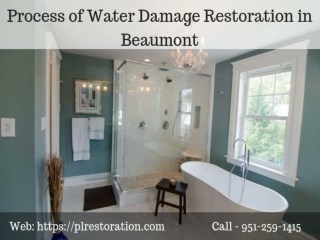 6 Steps Process of Water Damage Restoration in Beaumont CA