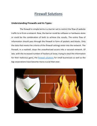 Get Firewall Solutions in Dubai | IT Network Firewall Service