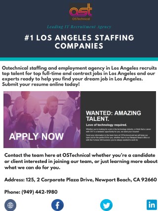 Los Angeles Staffing Companies