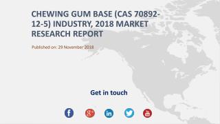 Chewing Gum Base (CAS 70892-12-5) Industry, 2018 Market Research Report