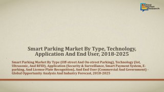 Smart Parking Market