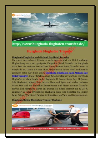 Hurghada Flughafen Transfer