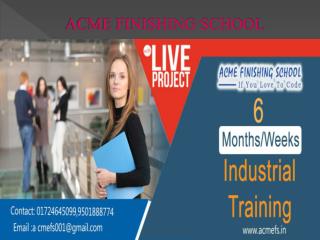 Best six months weeks Industrial training institute in Mohali | Industrial Training in Mohali