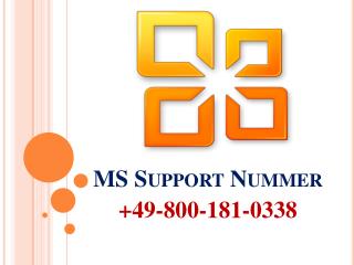 Warum Sind Experten Bei MS Support Nummer 0800-181-0338 Vertreten?