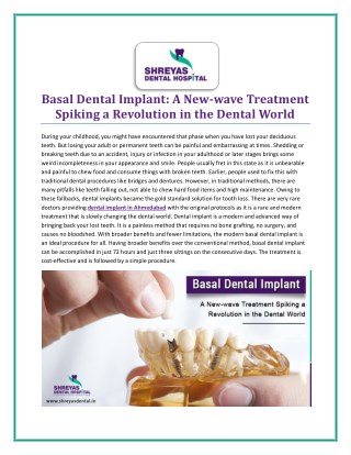 Revive Your Natural Smile with Dental Implant