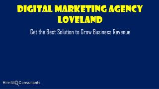 Hire SEO Consultants Loveland