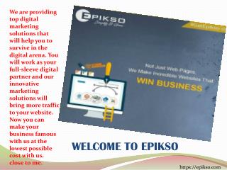 Digital Marketing Company- Epikso
