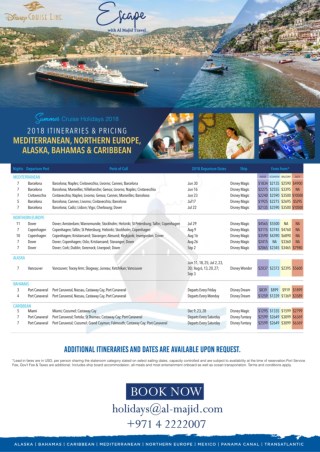 Cruise Vacations From Dubai