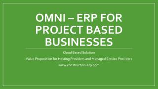 ERP For Project Based Businesses | construction-erp.com