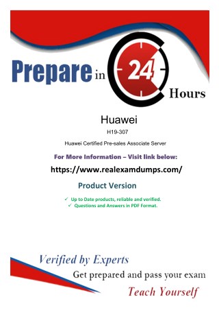 Huawei H19-307 Exam Best Study Guide - H19-307 Exam Questions Answers