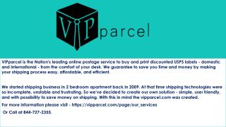 Postage Calculator - VIPparcel