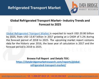 Global Refrigerated Transport Market– Industry Trends and Forecast to 2025