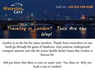 Traveling in London?