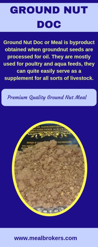Get the Groundnut Doc at the Best Price