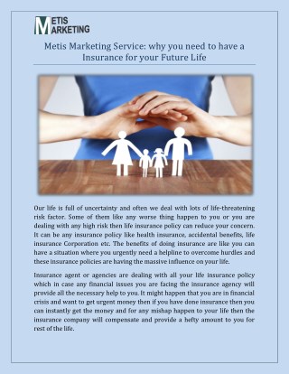 Metis Marketing Services Pvt Ltd