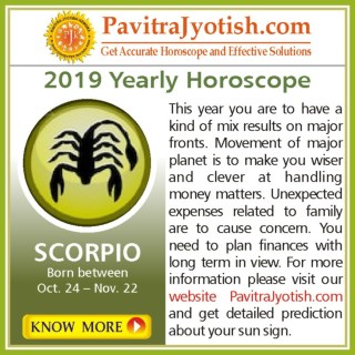 2019 Scorpio Yearly Horoscope Predictions