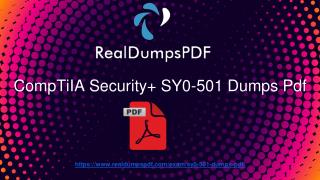 CompTIA SY0-501 Dumps pdf | Learn And Get 90% Score